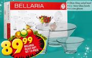 Bellaria Glass Gift Set 13 Piece