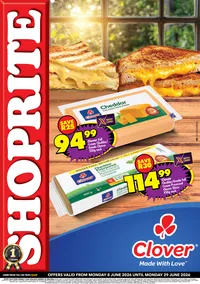 Shoprite Eastern Cape : Clover Cheese Savings (08 June - 29 June 2026)