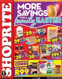 Shoprite Eastern Cape : More Savings For A Family Easter (23 March - 10 ...