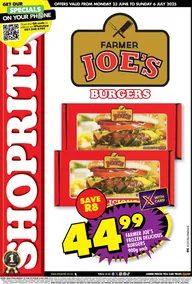 Shoprite Eastern Cape : Farmer Joe's Deals (23 June - 06 July 2025)