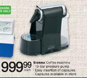 Sienna Coffee Machine