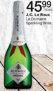 J.C.Le Roux Le Domaine Sparkling Wine-750ml