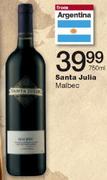 Santa Julia Malbec-750ml