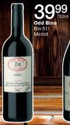 Odd Bins Bin 511 Merlot-750ml