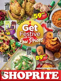 Shoprite Eastern Cape : Get Festive With Our Low Prices!! (09 December - 29 December 2024)