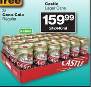 Castle Lager Cans-24 x 440ml