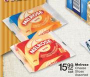 Melrose Cheese Slices Asorted-200g Each