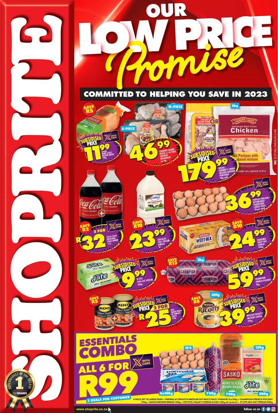 Shoprite Eastern Cape : Our Low Price Promise (11 January - 15