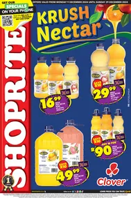 Shoprite Eastern Cape : Krush Nectar (09 December - 29 December 2024)