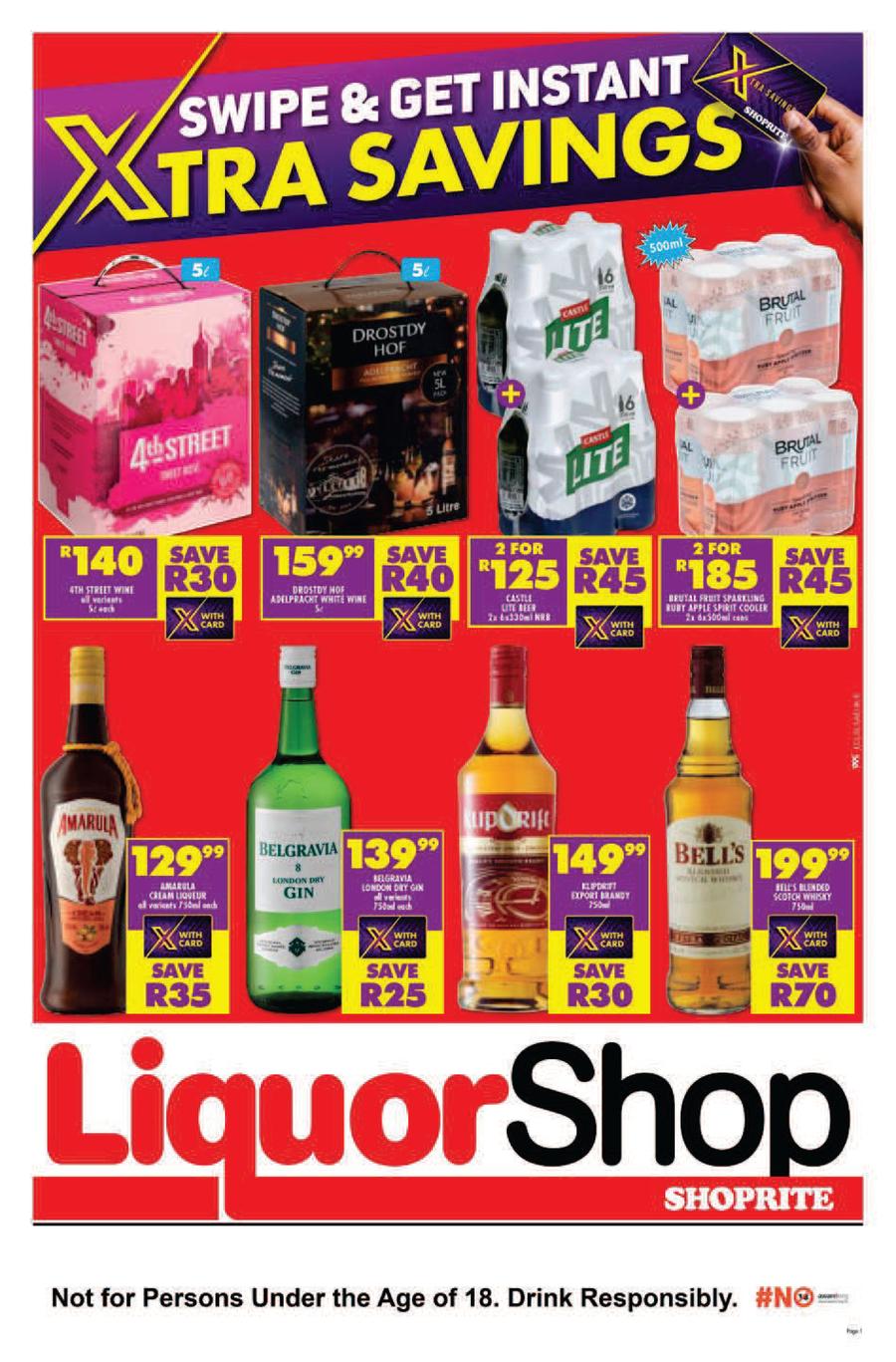 Shoprite Liquor Eastern Cape : Xtra Savings (24 April - 7 May 2023) — m ...