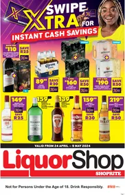 Shoprite Liquor Eastern Cape : Xtra Savings (24 April - 9 May 2024)