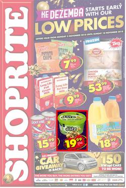 Shoprite Eastern Cape : Low Prices Promotion (05 Nov - 18 Nov 2018), page 1