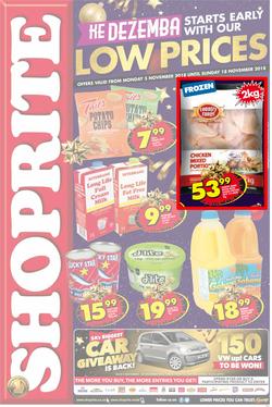 Shoprite Eastern Cape : Low Prices Promotion (05 Nov - 18 Nov 2018), page 1