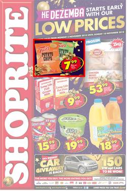 Shoprite Eastern Cape : Low Prices Promotion (05 Nov - 18 Nov 2018), page 1
