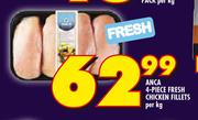 Anca 4-Piece Fresh Chicken Fillets-Per kg