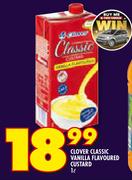 Clover Classic Vanilla Flavoured Custard-1Ltr