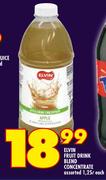 Elvin Fruit Drink Blend Concentrate-1.25Ltr Each