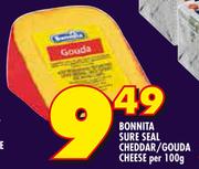 Bonnita Sure Seal Cheddar/Gouda Cheese-Per 100g
