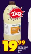 Crystal Valley Full Cream Maas-2kg
