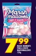 Magic Moments Pink & White Marshmallows-120g