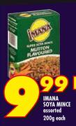 Imana Soya Mince-200g Each
