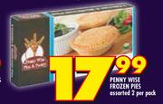 Penny Wise Frozen Pies 2-Per Pack