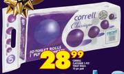 Correlo Classique 1-Ply Toilet Rolls 10-Per Pack