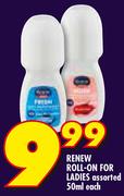 Renew Roll-On For Ladies-50ml Each