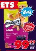 Waggies Dog Food-8kg Each