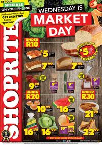 Shoprite Eastern Cape : Wednesday Is Market Day (17 January 2024 Only)