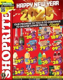 Shoprite Eastern Cape : New Year Deals (30 December - 05 January 2025)