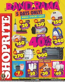 Shoprite Eastern Cape : Rand-A-Rama (4 October - 8 October 2023