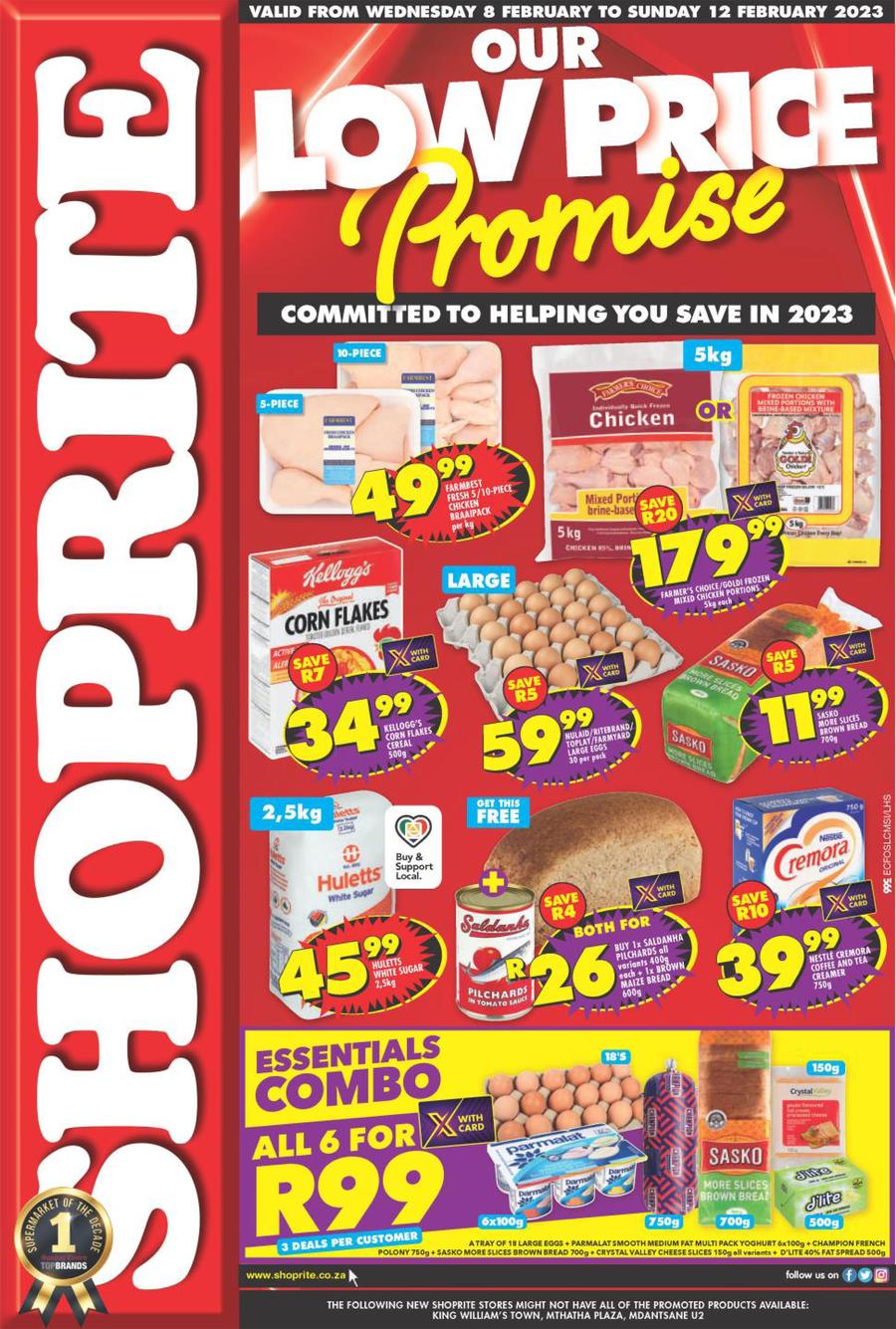 Shoprite Eastern Cape : Our Low Price Promise (8 February - 12 February ...