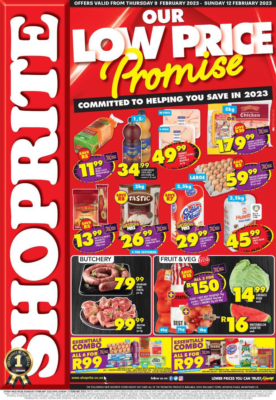 Shoprite Eastern Cape : Our Low Price Promise! (9 February - 12 ...