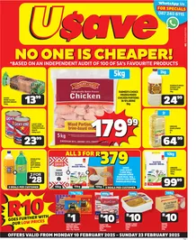 Usave Eastern Cape : No One Is Cheaper (10 February - 23 February 2025)