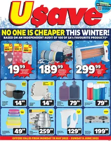 Usave Eastern Cape : No One Is Cheaper This Winter (19 May - 08 June 2025)