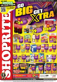 Shoprite Eastern Cape : Go Big Get Xtra (10 July - 13 July 2025)