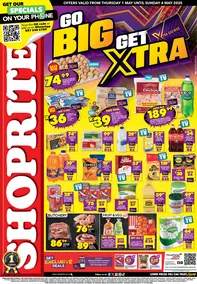 Shoprite Eastern Cape : Go Big Get Xtra (01 May - 04 May 2025)