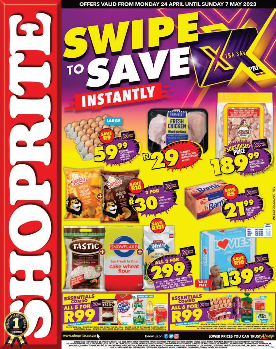 Shoprite Eastern Cape : Swipe To Save (24 April - 7 May 2023) — m ...