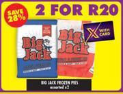 Big Jack Frozen Pies Assorted-For 2