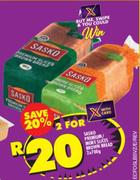 Sasko Premium/More Slices Brown Bread-2 x 700g