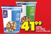Clover Feta Cheese Assorted-400g Each