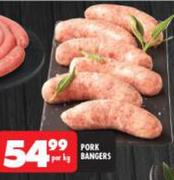 Pork Bangers-Per Kg