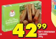 Fry's Vegetarian Sausages-500g