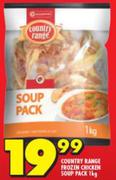 Country Range Frozen Chicken Soup Pack-1Kg