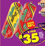 Bokkie French (No Pork) Polony-For 2 x 750g