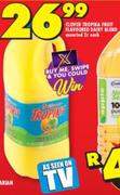 Clover Tropika Fruit Flavoured Dairy Blend Assorted-2Ltr Each