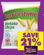 Harvestime Frozen Potato Chips-900g