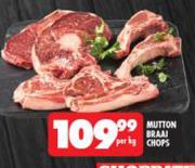 Mutton Braai Chops-Per Kg