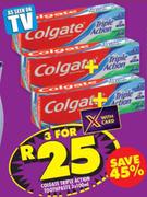 Colgate Triple Action Toothpaste-3 x 100ml